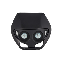 Dual Bulb Headlight - Black