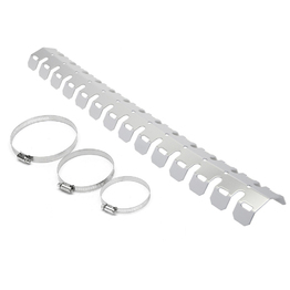24" Exhaust Header Guard - Silver