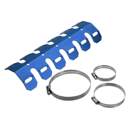 10" Exhaust Header Guard - Blue