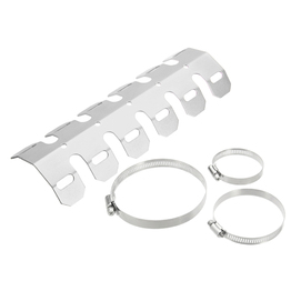 10" Exhaust Header Guard - Silver