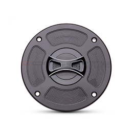 K Series Alumnium Bowtie Fuel Cap - Black Contrast Cut