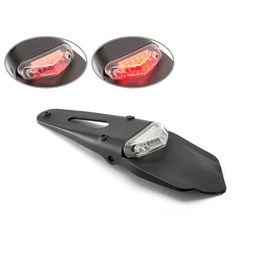 Rear Fender LED Stop / Tail Light - Clear Lens