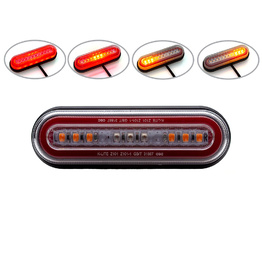 Flush Mount Rectangle LED Stop/Tail/Indicator Light