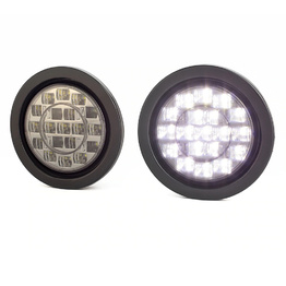 4" Flush Mount LED Reversing Lights - Pair