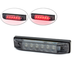 Flush Mount LED Tail Stop Light - Smoked lens