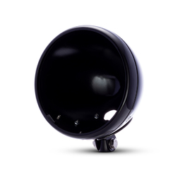 7.7" Bottom Mount Metal Headlight Housing - Gloss Black