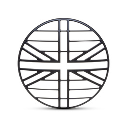 7" Metal Union Jack Design Grill