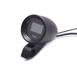 Handlebar Mount Matte Black Digital GPS Speedometer - 22 MM