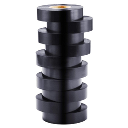 10PC Black Electrical Insulation Tape - 18mm x 20M