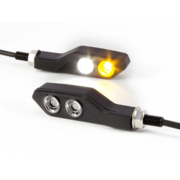 Black Aluminium Integrated Indicators / Daytime Running Light