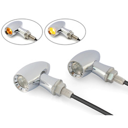 LADZ Aluminium Mini LED Indicators - Chrome