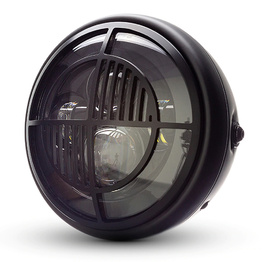 7.7" Multi Projector Headlight with Beemer Grill - Matte Black