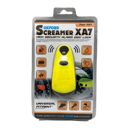 Oxford Screamer XA7 Disc Lock Alarm - Yellow