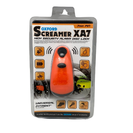 Oxford Screamer XA7 Disc Lock Alarm - Orange