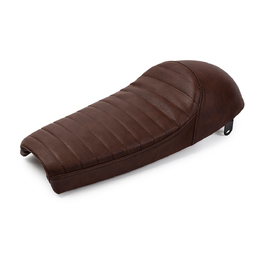Motorcycle Seat - Long Sportster Dark Brown / Black