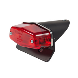 Lucas Style Short Tail Rear Light - Matt Black