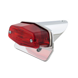 Lucas Style Short Tail Rear Light - Chrome