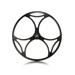 7" Metal Tri-Maltese Design Grill - Black Contrast Cut