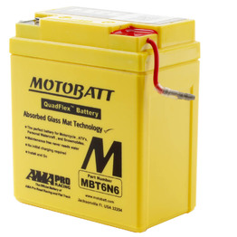 MBT6N6 Motobatt Quadflex 6V Battery