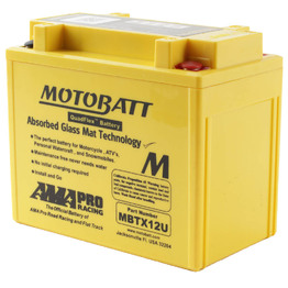 MBTX12U Motobatt Quadflex 12V Battery 