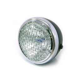 Mesh Side Mount Motorcycle Headlight - 7.7"