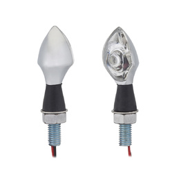 Micro Single LED Indicators - Chrome