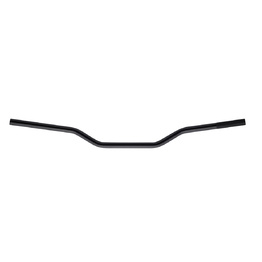 Aluminium Motard Low Bend Handlebars 22 MM - Satin Black
