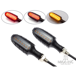 Nade Style LED Stop/Tail/Indicator Lights - Black