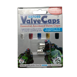 Pair Piston Valve Caps - Silver