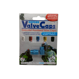 Pair Gripper Valve Caps - Blue