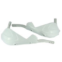 Oversized Metal Hand Guards - White