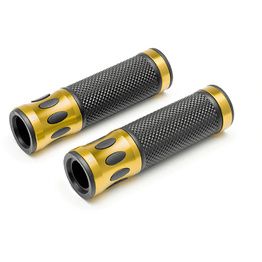 Oval Cut Aluminium Grips - Gold