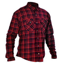 Oxford Kickback Kevlar Shirt - Check Red/Black