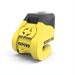 Oxford Scoot XD5 Scooter Disc Lock - Black/ Yellow