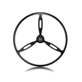7" Metal Propeller Design Grill - Black Contrast Cut