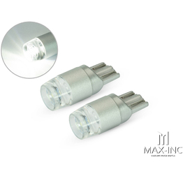 Pair T10 W5W 12V LED Projector Bulb - White