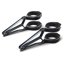 Razor Headlight Brackets with Contrast Cut Clamps