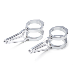 Silver Custom Headlight Brackets - Razor