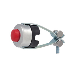 Chrome Horn Kill Switch - Red