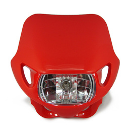 Halogen Motocross Headlight - Red