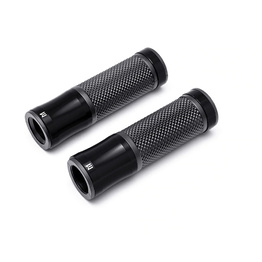 Retro Aluminium Grips - Black