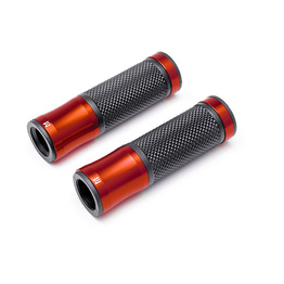 Retro Aluminium Grips - Dark Orange