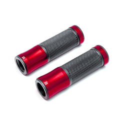Retro Aluminium Grips - Red