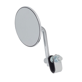 4" Chrome Angle Clamp On Mirror - Single