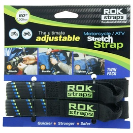 ROK Heavy Duty Luggage Tie Down Straps - Pair
