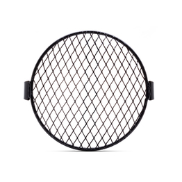 Black Side Mounted Headlight Grill - Diamond Mesh