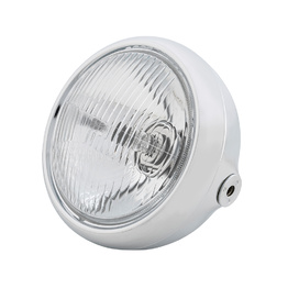 Shallow Chrome Metal Headlight