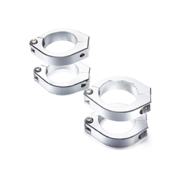Silver Custom Headlight Brackets Clamps