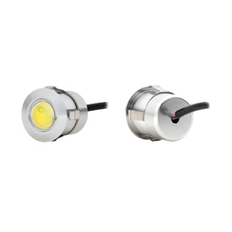 Flush Mount Plug Type White LED Light - Silver