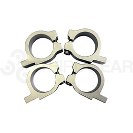 Fork Clamp brackets Set - Silver